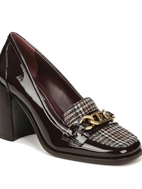 Franco Sarto Miri Chunky Heel Chainlink Loafer